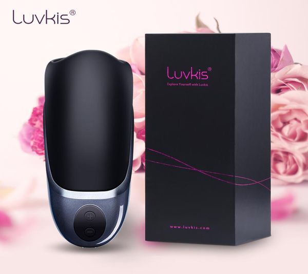 Luvkis Masturbateur masculin Tasse Stimulation Électrique Pénis Vibrateur Simuler Gorge Profonde Climax Sex Toy pour Hommes Fellation Érotique T2006111633608