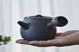 Luwu Ceramic Kyusu Tapots Chinese Kung Fu Té Pots Drinkware 270ml 2106211839185