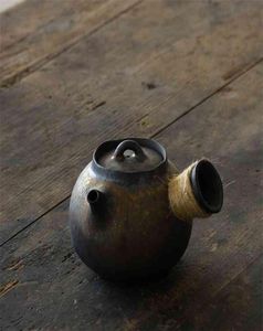 Luwu Japanese Ceramic Kyusu Teapots chinois Kung Fu Tea Pot Drinkware 200ml 2106217994899