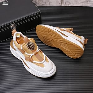 Luxe designer diamanten vrijetijdsschoenen rocken hoge kwaliteit hoge board schoenen elegante mannen trend platte schoenen luxe comfortabele A6