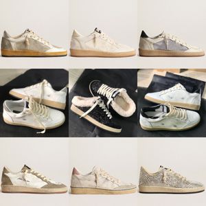 Chaussures de concepteur de luxe Ball Star Tennis Shoe Italie Classic White Do Old Dirty Star Sneakers Qualine Femmes MAN CASS