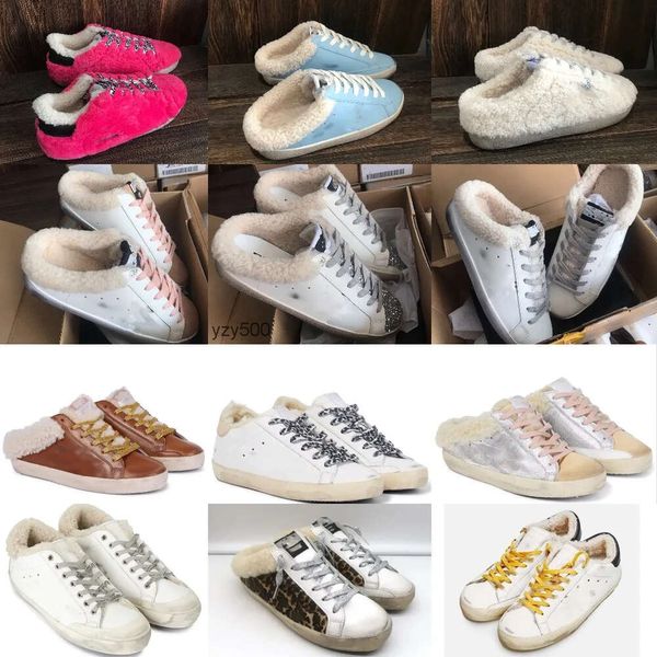 Golden Goose Deluxe Brand GGDB Вы Luxe Golden Designer Sneakers Super Star Womens Slip On Fehip Focuefer Zapatos casuales Italia Moda Superstar White Do-Old Dirty Australia Mujer