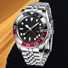 Luxe Hommes Automatique Mécanique Aaa Tout En Acier Inoxydable Montre En Céramique Boucle Pliante Étanche Super Brillant Moonlight Saphir Montres DHgate