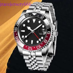 Luxe Men Automatisch mechanisch AAA Alle roestvrij staal keramische horloge vouwbesparen waterdichte super heldere maanlicht saffier horloges dhgate