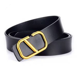 Luxery riem ontwerper riem mannen mode dames riem legering gold buckle riem zwart wit geel rode dames designer lederen riem voor vrouwelijke man jeans 3,8 cm breedte mannen riem