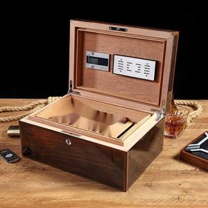 LUXFO Cederhout Sigarenhumidor Home Grote Opbergdoos Luxe Rookaccessoires