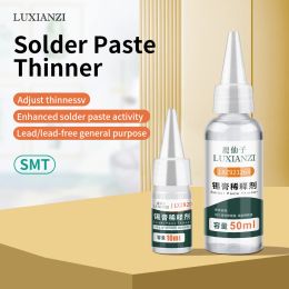 Luxianzi 10 ml pasta de flujo crema de estaño delgada para piezas de pcb soldadura de soldadura herramienta de reparación de gel de soldadura universal pasta de soldadura dilución