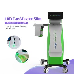 Luxmaster Slim Green Diode Laser Machine 532nm Luminothérapie Balayage à 360 degrés sur une plus grande surface Body Contouring Belly Cellulite Removal Sculpting Equipment