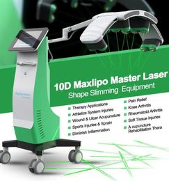 LuxMaxter adelgazante 10D diodo láser de palanca baja LLLT con 635 nm 532nm Terapia con láser de diodo frío para adelgazar el cuerpo y perder peso máquina de reducción de peso