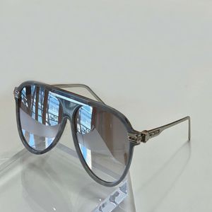 Luxu Pilot-zonnebril voor heren Zilvergrijs marmer Spiegellens occhiali da sole firmati herenmode sugnlasses 1264 Shades met case2737