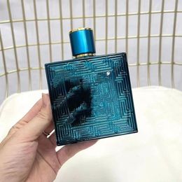 Designer de luxe Brand Love in Eros parfum 100 ml Bleu eau de toilette bonne odeur longue durée hommes corps brume bateau rapide