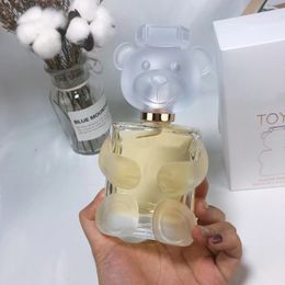 Luxe ontwerper Elegante teddybeer Designer parfum 100 ml speelgoed voor mannen vrouwen goede geur langdurige body mist hoge kwaliteit snel schip