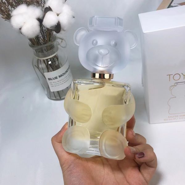 Designer de luxe Élégant Teddy Bear Designer parfum 100ml jouet pour hommes femmes bonne odeur brume corporelle longue durée de haute qualité navire rapide