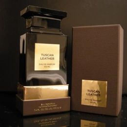 Diseñador de lujos Perfume de cuero toscano Eau De Parfum de larga duración 100 ml Colonia Spray 3.4 oz Fragancia Hombres Mujeres Perfumes neutros Original