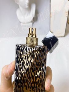 Perfume de luxe pour femmes hommes Colognes libre90ml Leopard Imprimer Bouteille parfum de longueur durable