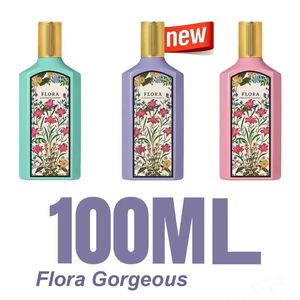 Luxues Stock Brand Flora for Women Cologne 100ml Femme Sexy Fragrance Perfumes Spray Edp Parfums Royal Essence Mariage Perfume Fast Ship Wholesale 76