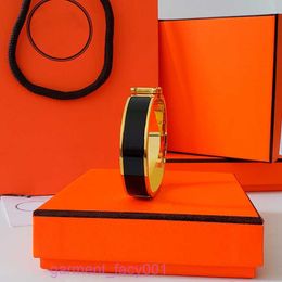Luxueux Bracelet de créateur de 12mm de large, en or 18 carats, pour hommes et femmes, manchette, à la mode, avec sac cadeau