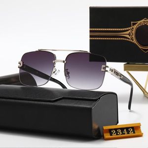 Design de soleil vintage de cr￩ateur luxueux femme femme polaris￩e pour hommes lunettes de soleil Mach Polygon Metal Goggle Sun Glasse UV400 UNIQUE OUVERS RAY