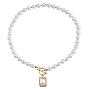 luxueuse à la mode et perle avec une sensation haut de gamme polyvalente de boucle perle perle micro-incrust