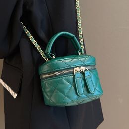 Lujoso bolso inspirado en un joyero para mujer: recién llegado otoño/invierno, moderno, versátil bolso cruzado con cadena, bolso de moda con atractivo dimensional