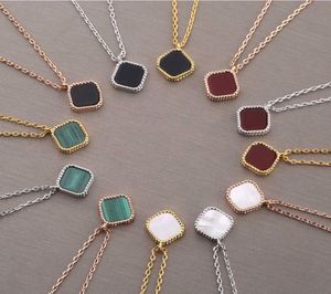 Luxueuze sieraden zilveren ketting klaver ketting kettingen ontwerper Jewlery Woman Gold Chains klaver sieraden Link Collier Femme CO544352