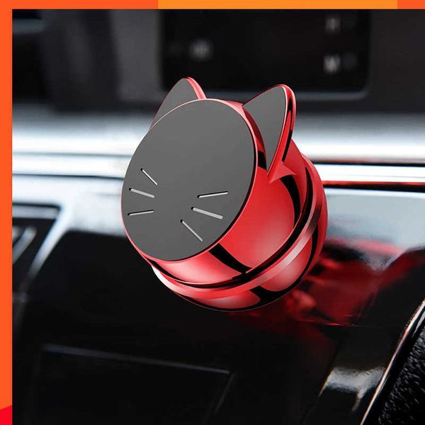 Support de téléphone de voiture luxueux Lucky Cat, support de téléphone portable magnétique en métal à 360 degrés pour Iphone 12 13 Pro Max Xiaomi Ipad, accessoires de voiture