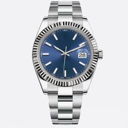 luxueux oyste 904l montre bleue 36mm 41mm boîtier hommes mouvement mécanique montres automatiques saphir étanche lumineux cannelé lunette designer montre-bracelet en diamant