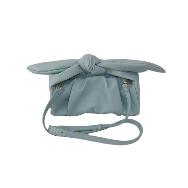 Sac à main avec nœud du créateur Street photo 2023 printemps/été nouveau sac à main en satin sac nuage plissé sac à main simple épaule diagonale sac à main en cuir polyvalent