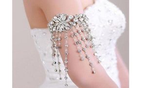 Luxueux alliage de ramine de cristal cristal Bracelets bracelet bracelet bracelet bracelet de mariage joail de mariage accessoires pour filles6203626