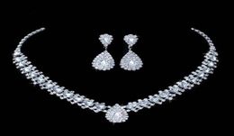 Léchardistes de bijoux de mariage pour les bijoux de demoiselle d'honneur Brides Brownery Collier Autriche Crystal Crystal Gift50763332223278