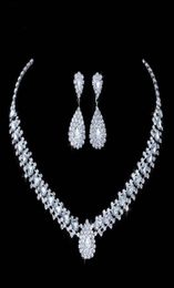 Léchardistes de bijoux de mariage pour les bijoux de demoiselle d'honneur Bridery Broking Collier Autriche Crystal Crystal Gift50763339718199