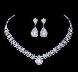 Léchardistes de bijoux de mariage pour les bijoux de demoiselle d'honneur Brides Browning Collier Autriche Crystal Crystal Gift50763355093298