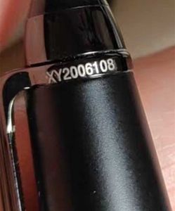 Luxurs Promotion 163 Matte Black Ballpoint Pen / Roller Ball Pen Fine Office Stationery Fashion Gel Encre stylos Gift
