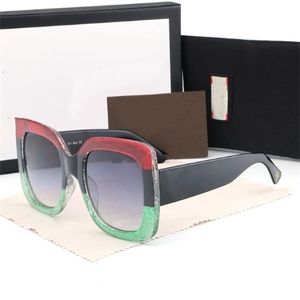 Luxe 0084 marque Designer lunettes de soleil pour femmes hommes rond été Style Rectangle plein cadre Top qualité Protection UV viennent avec le paquet