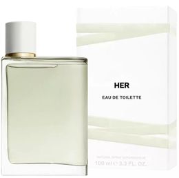 Spray de perfume de mujer de lujo de 100 ml Her Eau de Toilette buen olor de larga duración barco rápido
