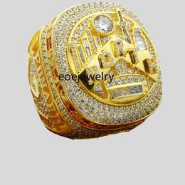 Luxe 2019-2023 World Basketball Championship Ring Designer 14K Gold Champions Rings Diamond Sport Sierrays voor herendames