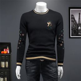 Luxe 2023 Designer Hoge Kwaliteit Heren Truien Sweatshirt Mode Mannen Vrouw Zwart Gebreide Kleding Met Lange Mouwen Top Warme Man kleding Winterjassen