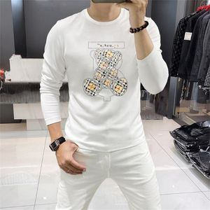 Luxe 2023 Designer T-shirt Casual T-shirt Hot Drill Haut à manches longues à vendre luxe Mens hip hop vêtements coton T-shirt taille asiatique M-4XL