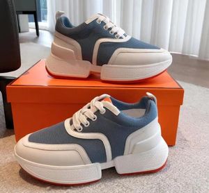 Luxe 2023 Giga sneaker schoenen mannen kalfsleer leer ruber sole trainers grafisch ontwerp professionele feestjurk korting casual wandelen met doos EU38-45