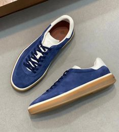 Luxe 2024 Brand Men Tennis Walk Sneakers Shoes Business Gentleman Calfskin Party trouwjurk Man Trainers City Dress Comfort Skateboard Walking EU38-46