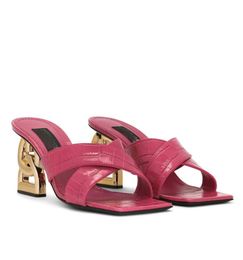 Luxury 2024 Marque Femmes Keira Sandals Chaussures Patent Le cuir Patent Pink Red Green noir Open Talons hauts Sexy Lady Daily Wear Walking EU35-43 avec boîte