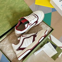 Luxe 2024s/s Mannen Re-Web Sneakers schoenen kalfsleer leer lage top trainers dagelijkse slijtage feestjurk skateboard wandelen EU38-46 original box