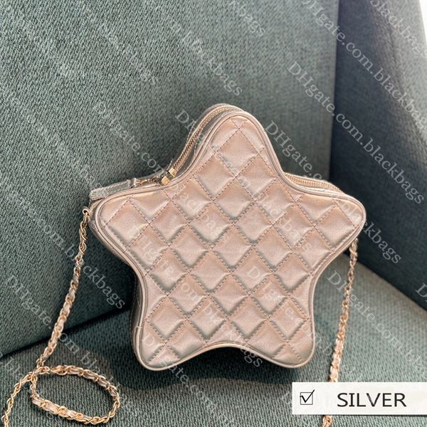 Luxe 24C Star Sac Haute Qualité Designer Femmes Chaîne Sac En Cuir Sac À Bandoulière Porte-Monnaie Or Argent Lingge Sacs À Bandoulière Femmes Portefeuille