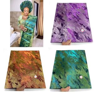 Lujoso 3D Swiss GELE Gandmaster africano Multi Sego Headtie 2 unids/bolsa 057 Nigeria Sego Head Tie Wrapper para boda ASO EBI 240116