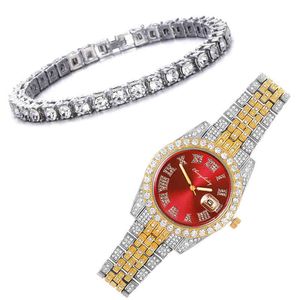 Bracelets de Tennis en zircone cubique de luxe 4mm Bracelet de mariage à chaîne glacée pour femmes hommes Bracelet de couleur Sier en or