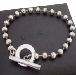 Luxury 6UCci Bijoux Circle Balle Balle Per perle bascule 925 Bracelets en argent sterling pour femmes couples hommes avec la marque de logo Box Bangl8866893