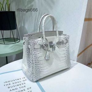 Luxury A Berkinns Guangzhou Nouveau sac portable Sac Messenger sac Messenger Crocodile Diamond Backle Womens Bag Designer QN8B