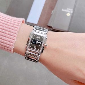 Luxe AAA PATKPHILIP Automatisch horloges Hoogwaardige dames Watch Square originele set Engelse beweging Watch Womens Nieuw 4910/10A-001