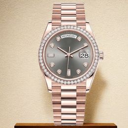 Relojes de lujo de calidad AAA de 40 mm para hombre con caja Relojes para hombre de diseño Reloj de pulsera mecánico automático de cristal de zafiro resistente al agua Montre de Luxe Date Watch Man