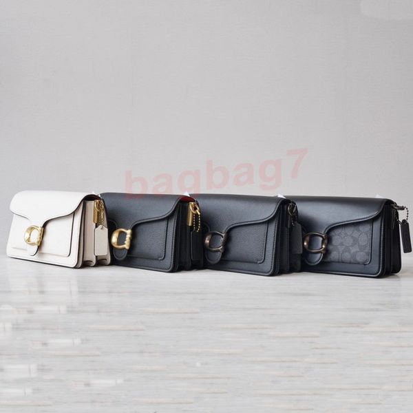 Accesorios de lujo Diseñador de bolsas Tabby de alta calidad Crossbody Fashion Bags versátil Mujeres Hombres Bolso Bolso Bag Bags Exquisito de cuero Pequeño
